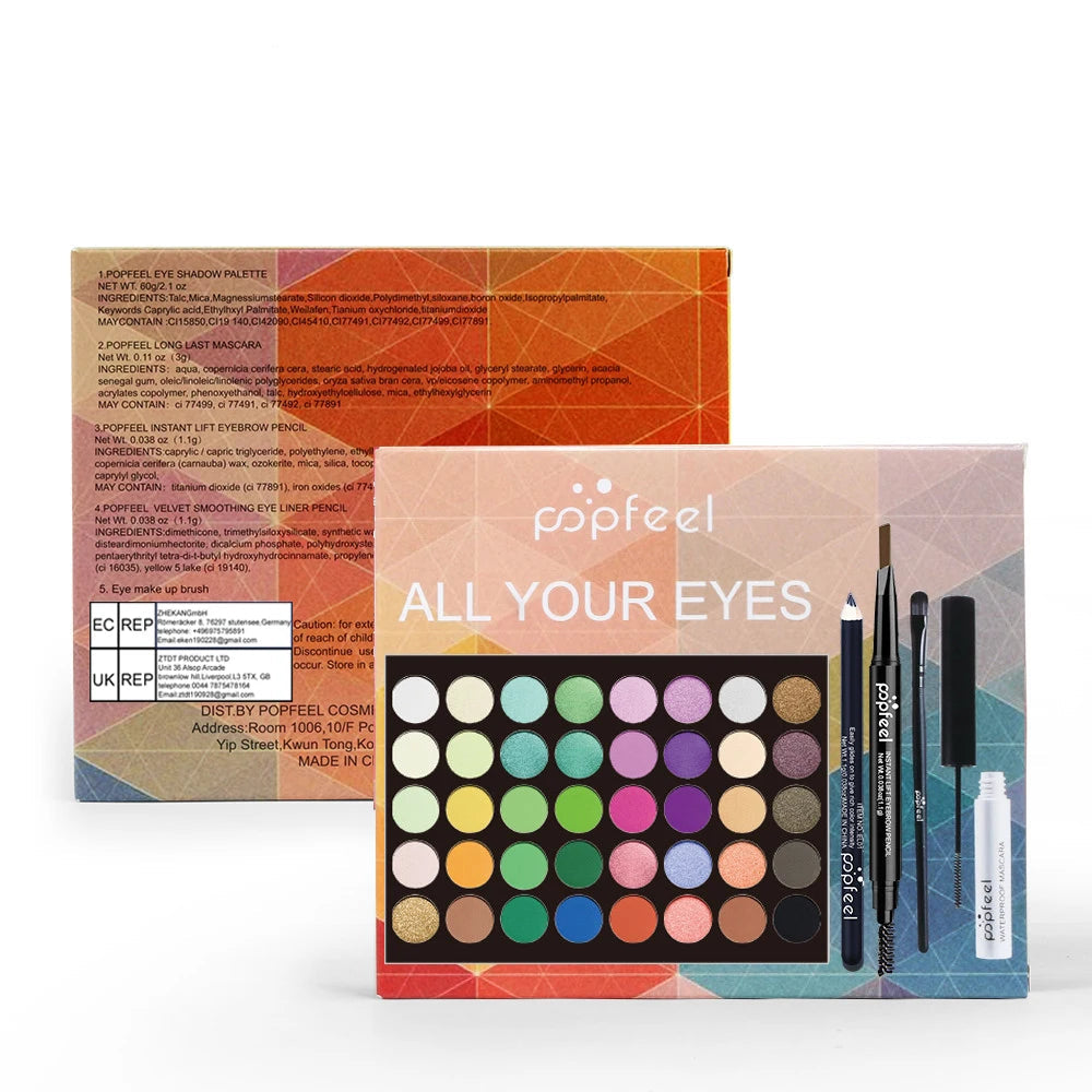 Eye Makeup Kit for Women – Palette & Tools