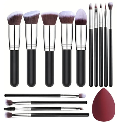 Soft Fluffy Makeup Brushes 14pcs Beauty Tool Gift Set