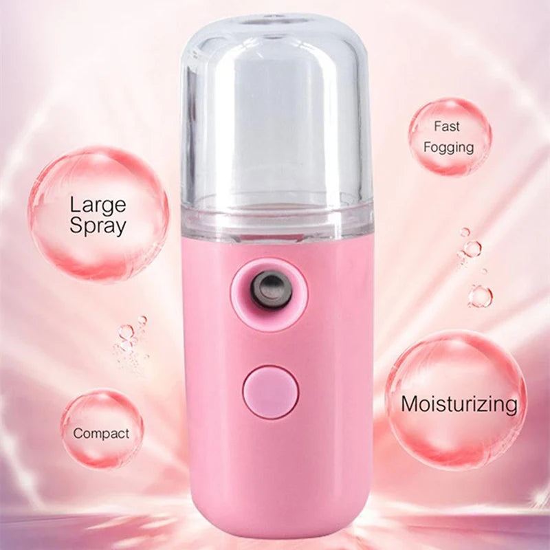 Mini Nano Face Steamer Beauty Skin Care Nebulizer