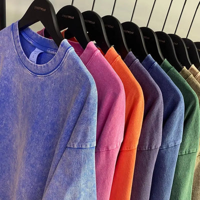 Vintage Heavyweight T-Shirt Men & Women Streetwear