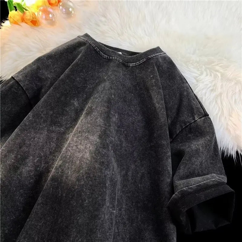 Vintage Heavyweight T-Shirt Men & Women Streetwear